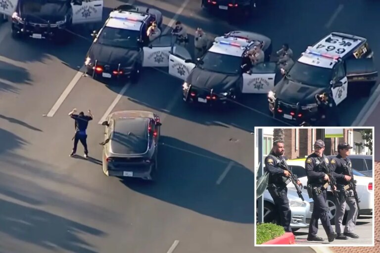 Suspect in Pomona Shooting Apprehended Following CHP Pursuit Concluding with PIT Maneuver