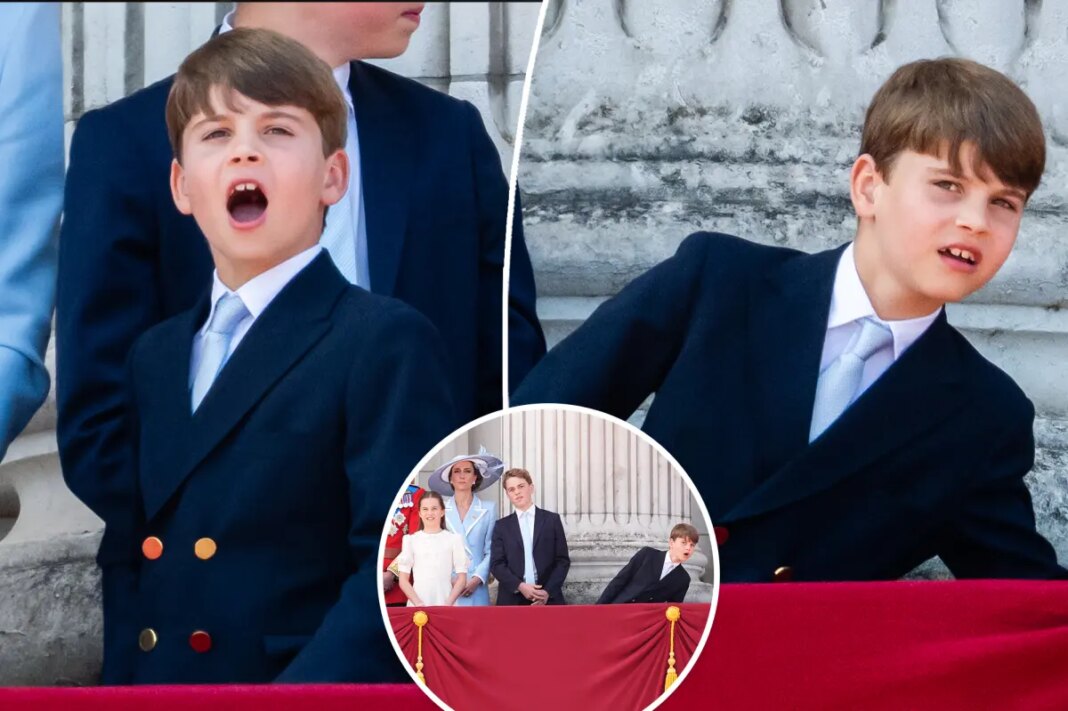 Prince Louis steals the show yet again with cheeky Trooping the Colour antics