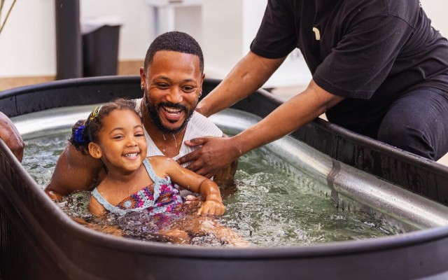ROMEO MILLER SAYS GETTING REBAPTIZED WITH HIS DAUGHTERS WAS AN 