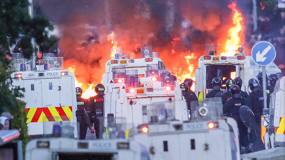 Rioters march on Belfast 'asylum hotel' as migrant 'hit list' shared