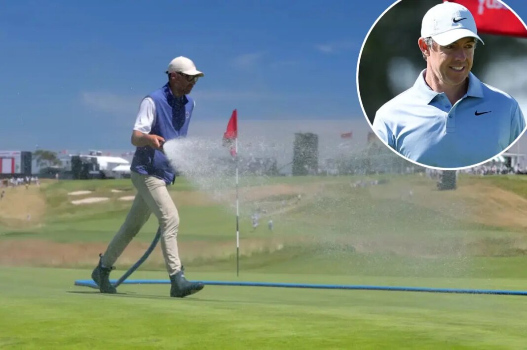 Rory McIlroy explains ‘unique’ 2 p.m. watering quirk at US Open