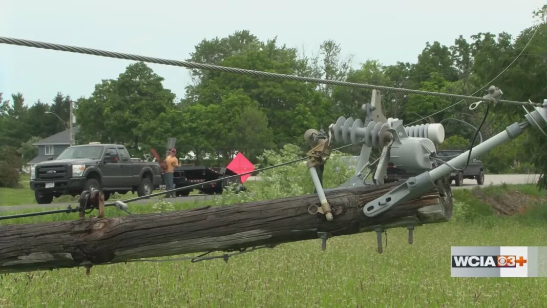 Severe storms leave damage across Sangamon County