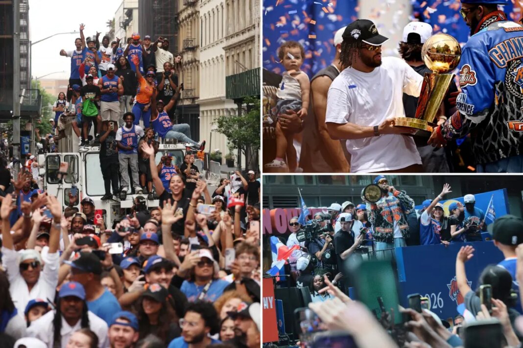 Sights, sounds and feelings of being at 2026 Knicks parade