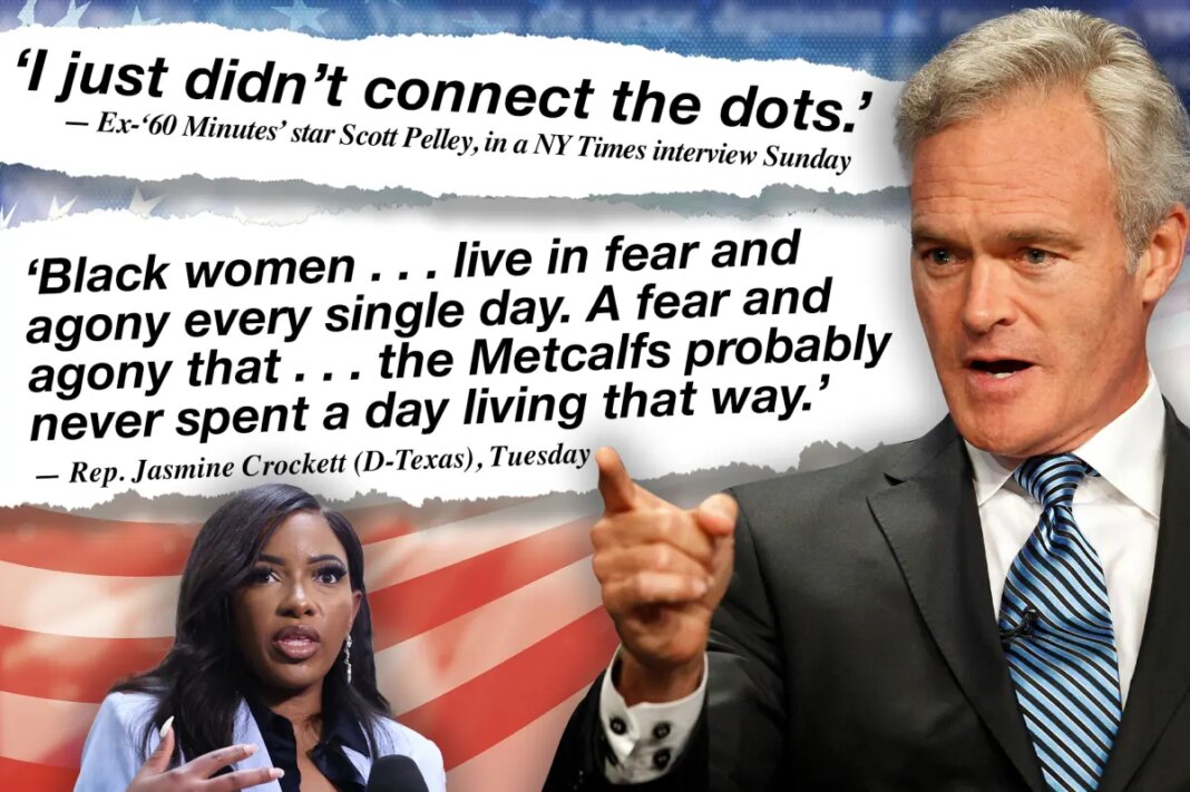 The week in whoppers: Scott Pelley exposes his stunning arrogance, Jasmine Crockett's sick take on Austin Metcalf and more
