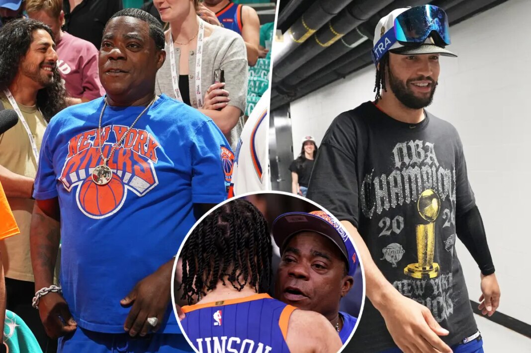 Tracy Morgan proclaims Jalen Brunson 'King of New York'