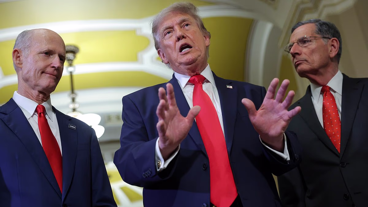 Trump gets into screaming match with rebel Senator: 'You're a bully'