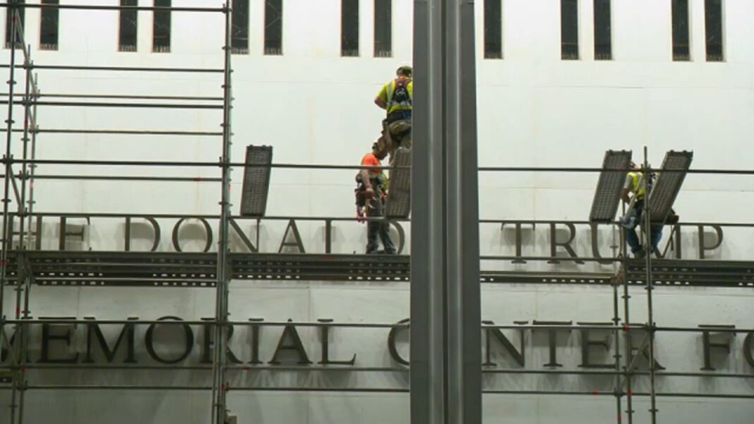 Trump's name removed from Kennedy Center following court order: DOJ