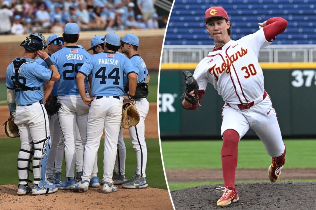USC baseball rallies to beat North Carolina in Super Regional opener