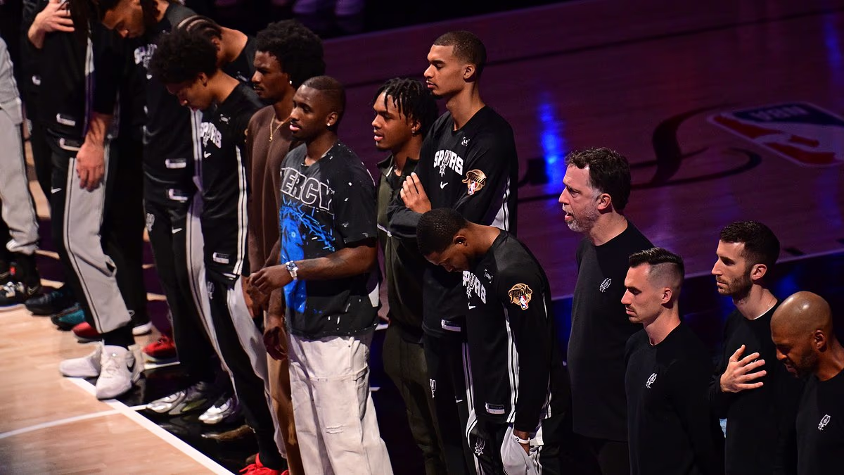 Victor Wembanyama national anthem controversy erupts in NBA Finals
