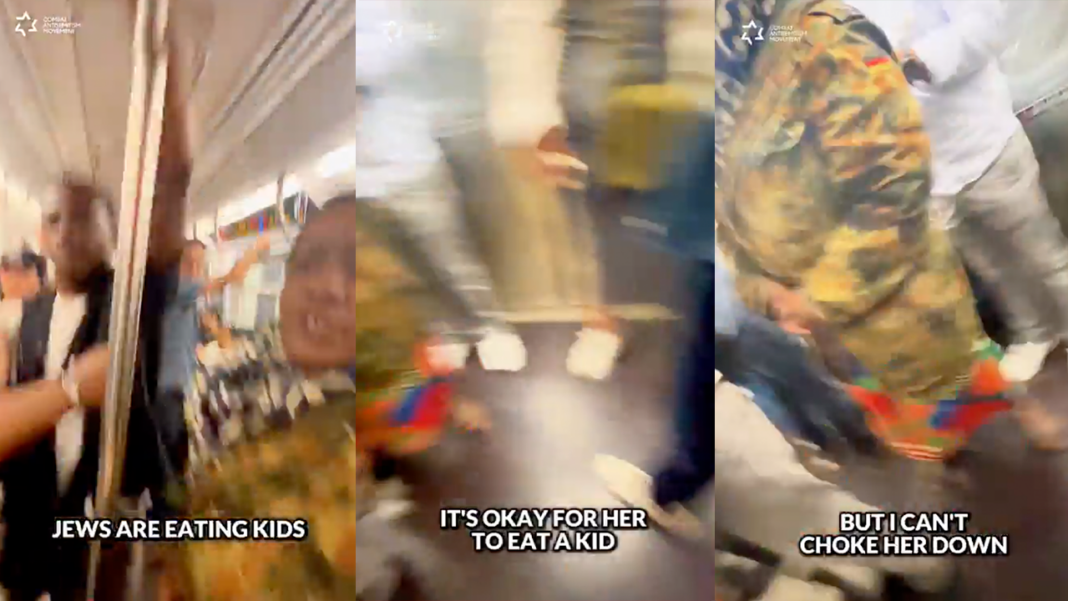 Woman allegedly choked subway rider, yelled antisemitic remarks in attack caught on video: police