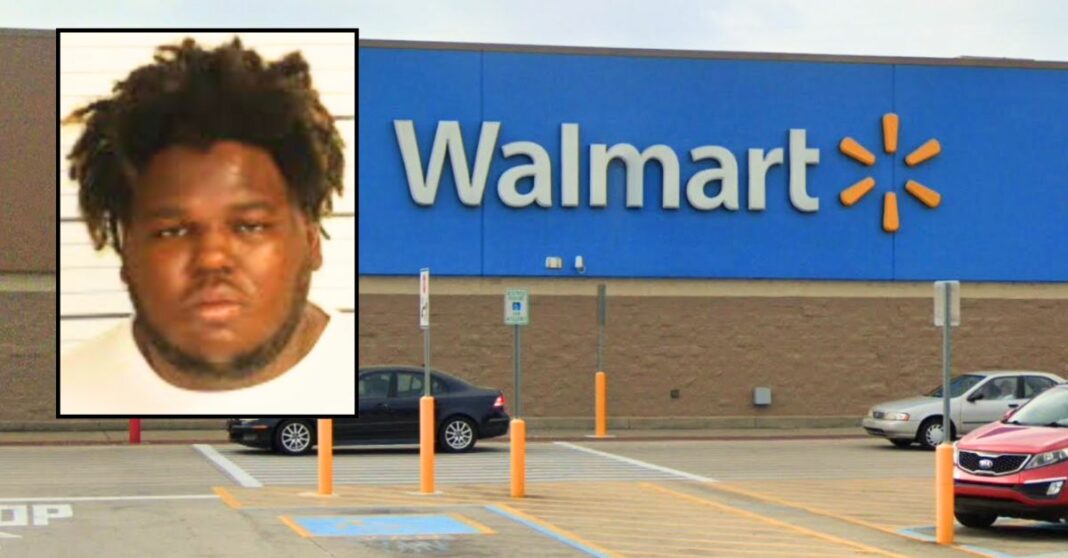 Woman sitting at Walmart finds man shot into her car: Cops