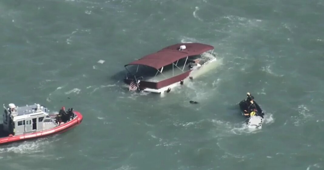 1 dead, 3 missing after boat sinks near Alcatraz Island in San Francisco Bay
