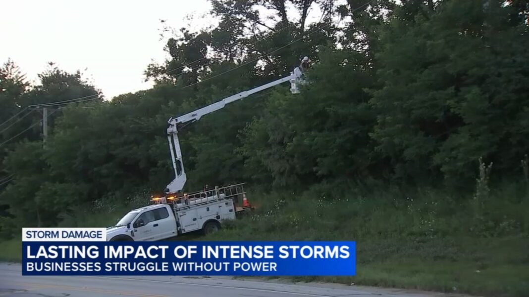 5 Illinois tornado touchdowns confirmed in Hazel Crest, Lansing, Glen Ellyn, Orland Park, Wheaton as storm cleanup continues