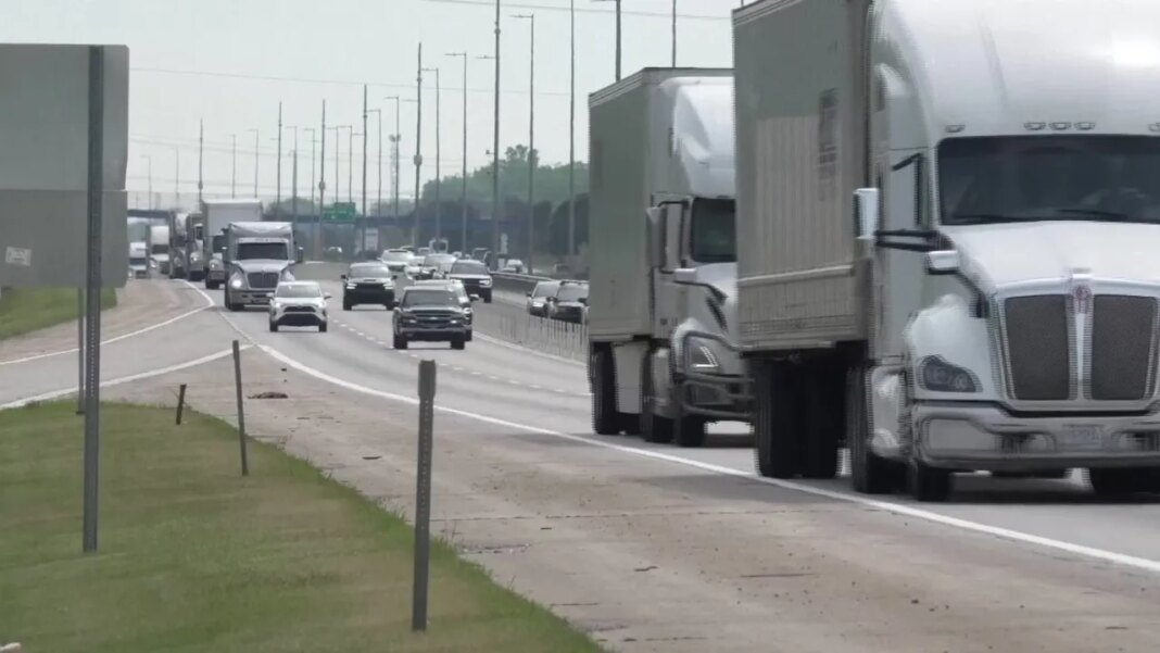 AI drones help find scarcely available parking spaces in one of America's trucking hubs