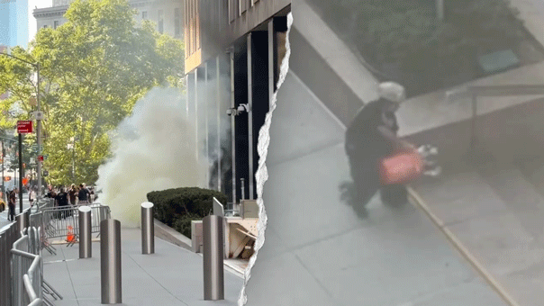 Army veteran faces arson charge after fire attack outside NYC federal building