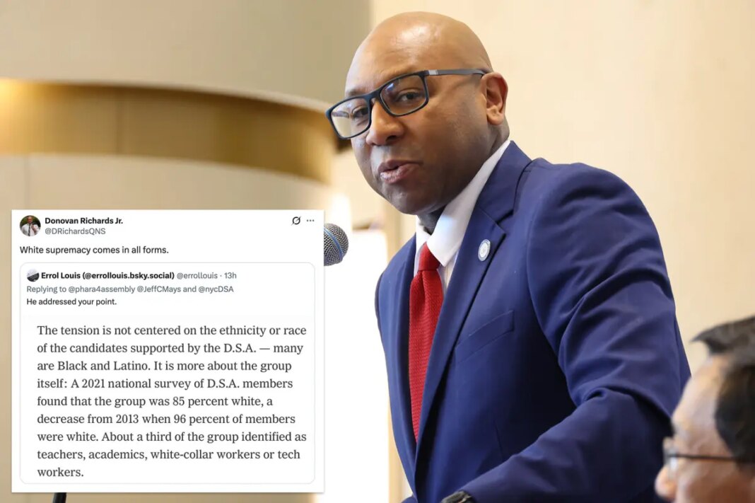 Black NYC politician slams DSA as 'white supremacy' as growing Dem feud spills onto social media