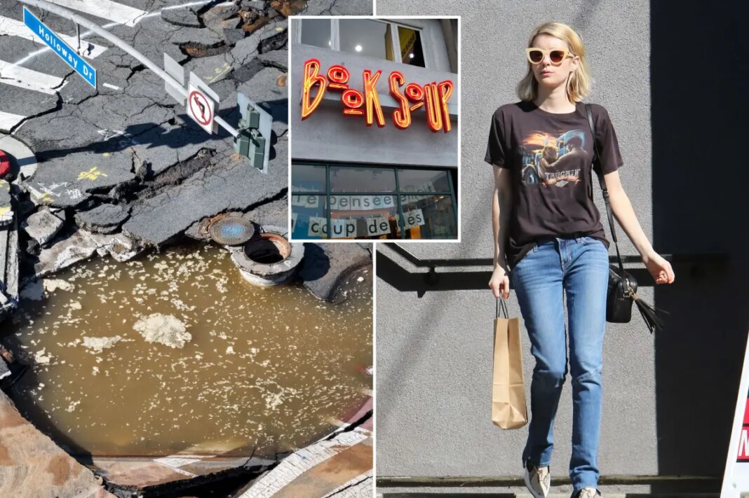 Book Soup in West Hollywood closed indefinitely after water main break