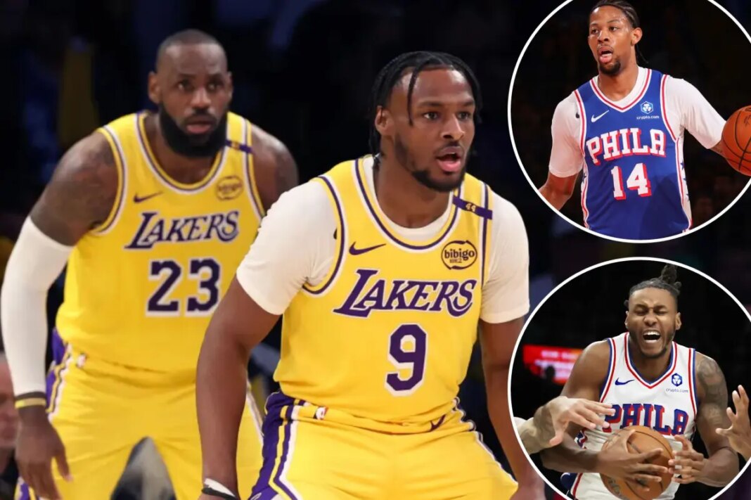 Bronny James could follow LeBron to 76ers — here’s what a trade would look like