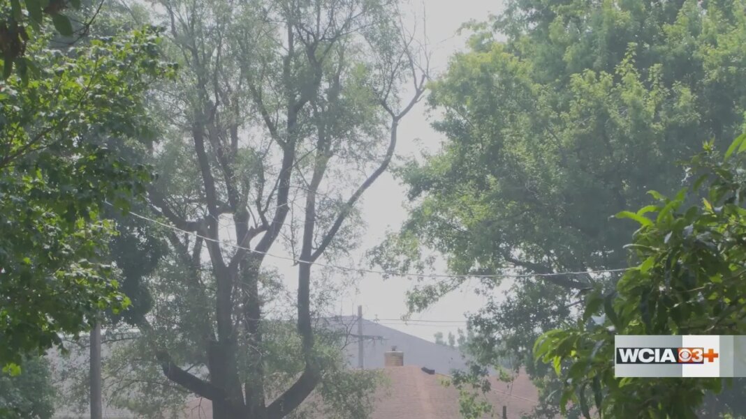 Central Illinois feeling the effects of wildfire smoke