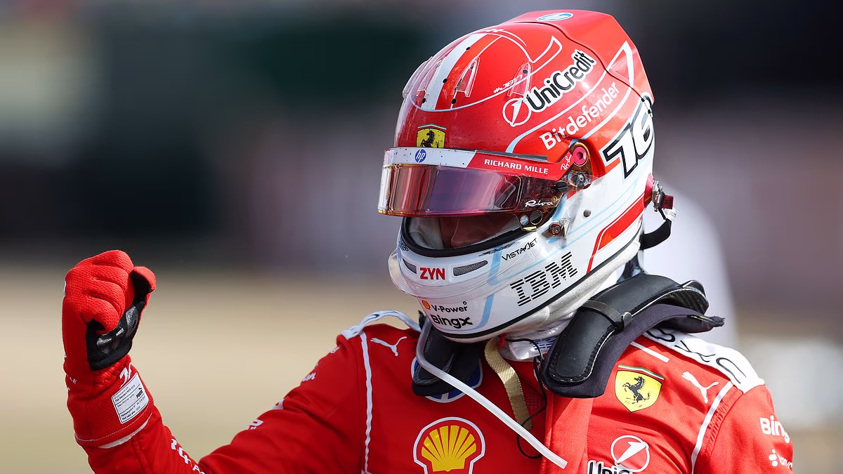 Charles Leclerc WINS the British Grand Prix for the first time
