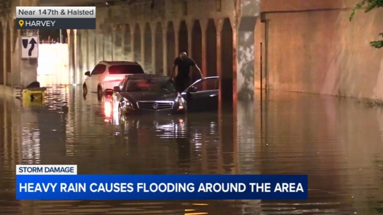 Severe Flash Flooding Hits Harvey and Dolton, Illinois: Road Conditions Deteriorate and ComEd Power Outages Reported