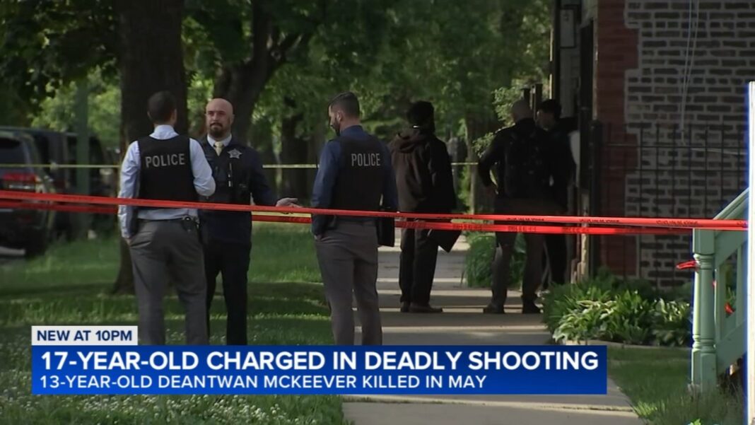 Chicago shooting: 17-year-old suspect charged with murder of 13-year-old boy DeAntwan McKeever on S. Coles Ave. in South Chicago