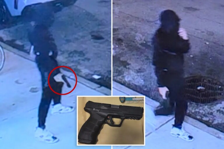 Dramatic Footage Captures Teen Brandishing Gun Before Shooting NYPD Detective