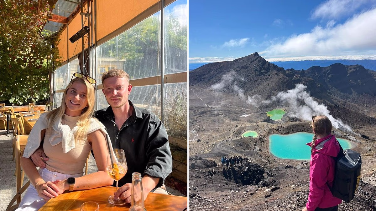 Couple who ditched the UK for New Zealand say move was 'completely worth it' due to 'safer' lifestyle and 'beautiful' scenery - despite earning less and working 60 hours a week 