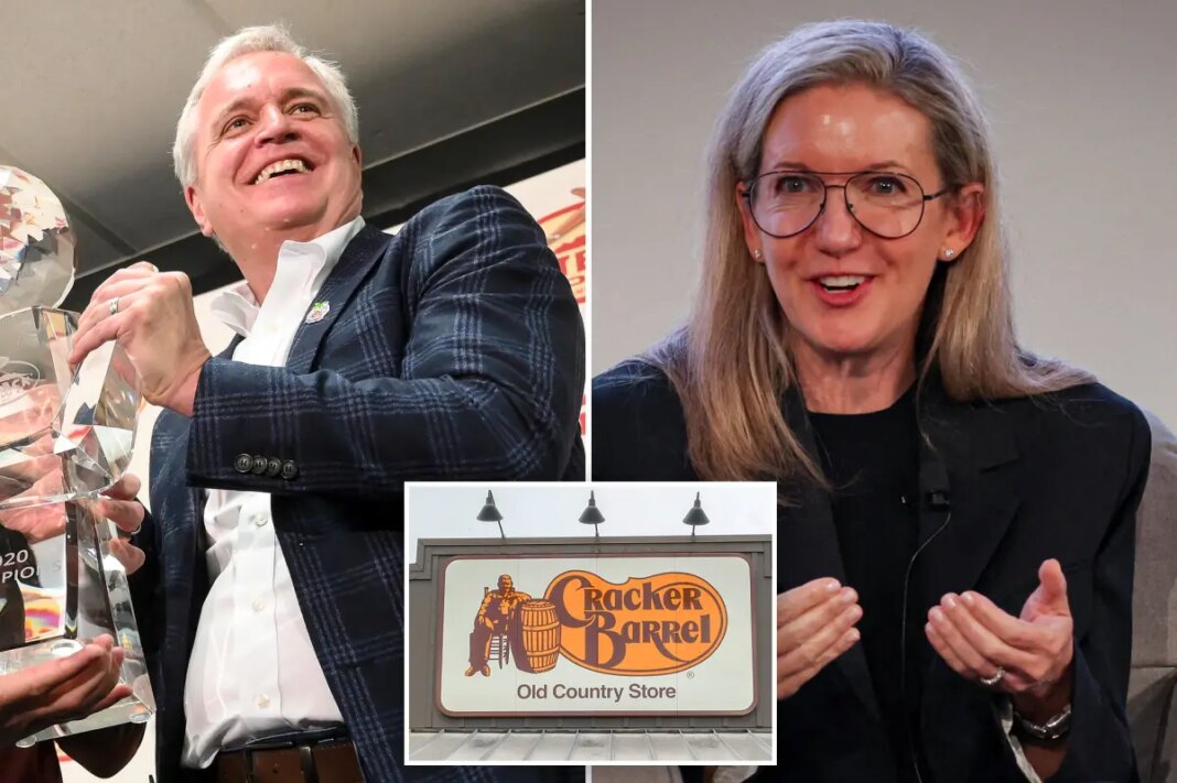 Cracker Barrel CEO Julie Felss Masino steps down after 'woke' rebrand sparked backlash from customers -- and even Trump