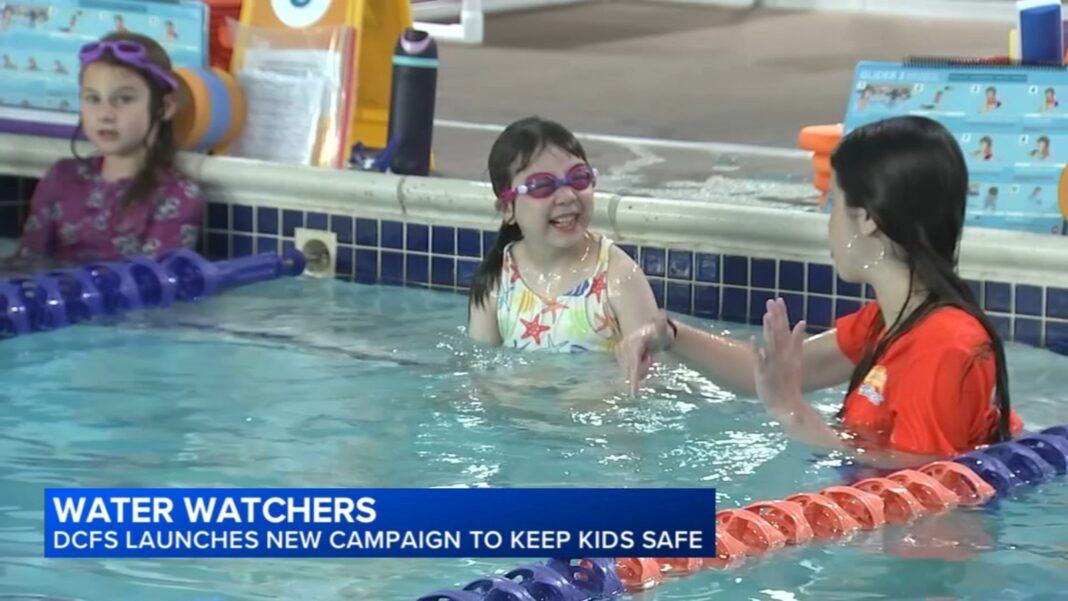 Department of Children and Family Services, or DCFS, Lurie Children's Hospital, Safe Kids Illinois promote Water Watcher campaign
