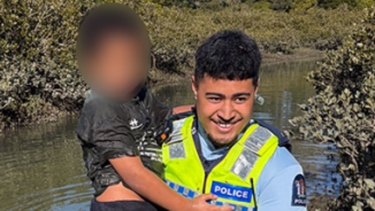 Dramatic images show the moment missing autistic boy is rescued from river