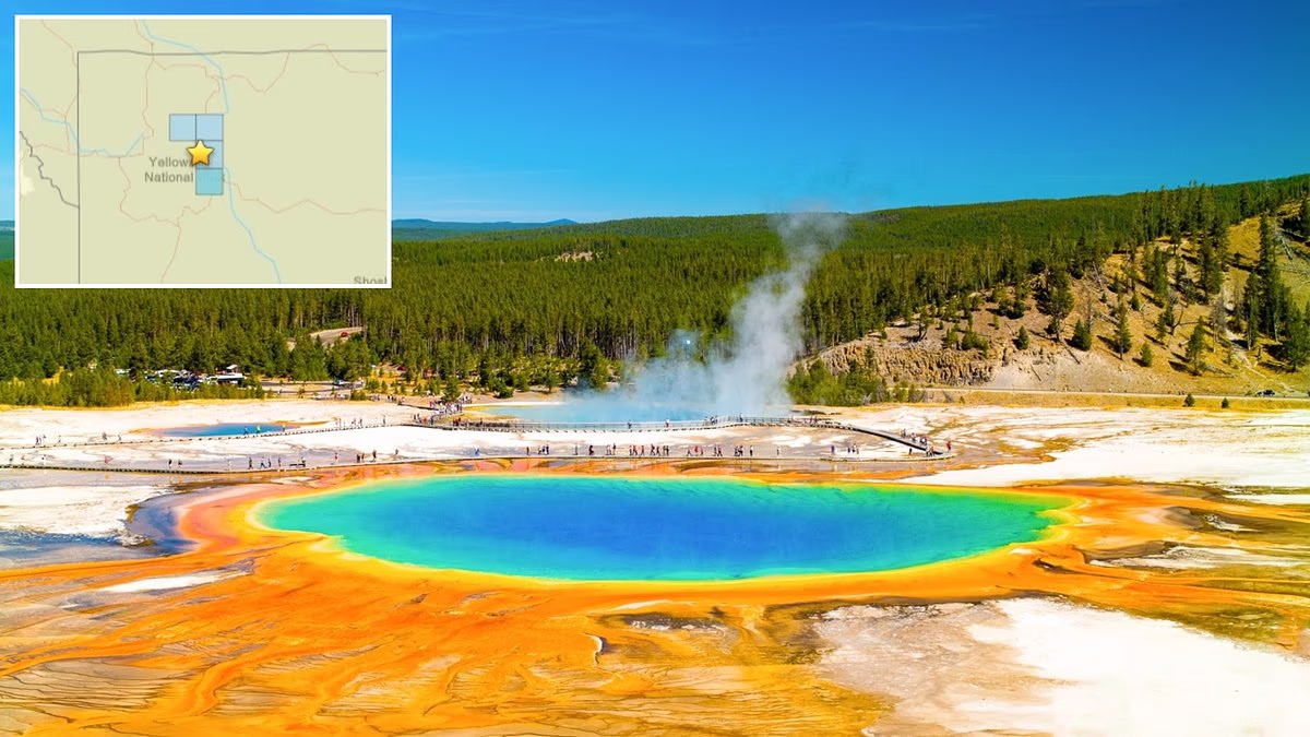 Earthquake rocks Yellowstone National Park near supervolcano