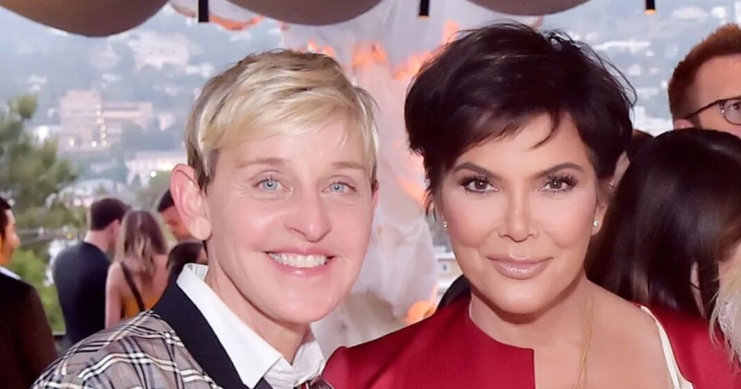 Ellen DeGeneres Throws Support Behind Kris Jenner After Her Mom’s Death