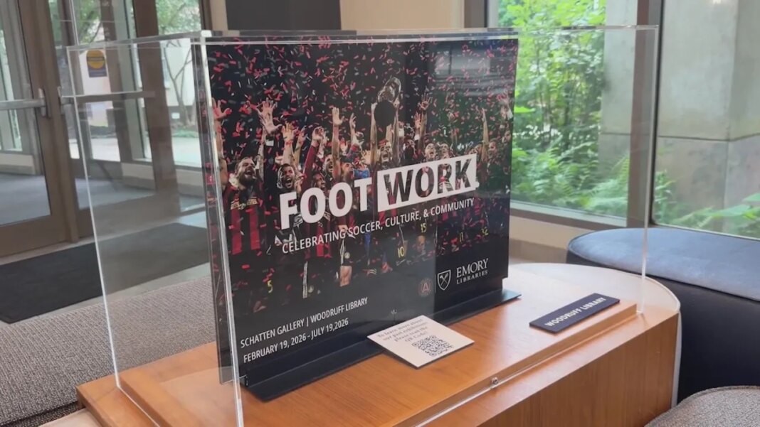 Emory's 'Footwork' exhibit celebrates Atlanta's soccer history ahead of 2026 FIFA World Cup