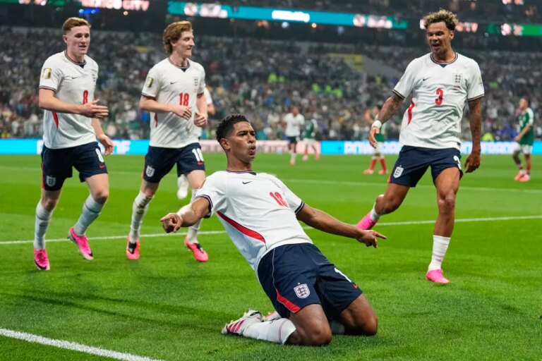 England Triumphs Over Mexico 3-2 at Estadio Azteca to Secure World Cup Quarterfinal Spot