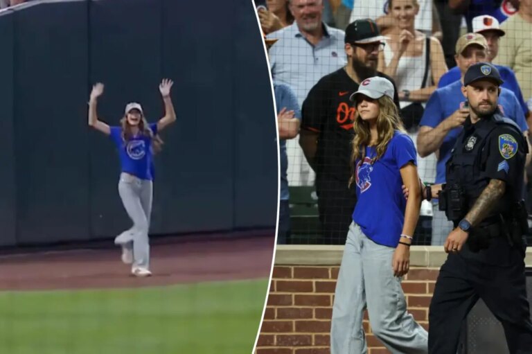 Intruder Dances on Field Before Final Out in Cubs vs. Orioles Showdown