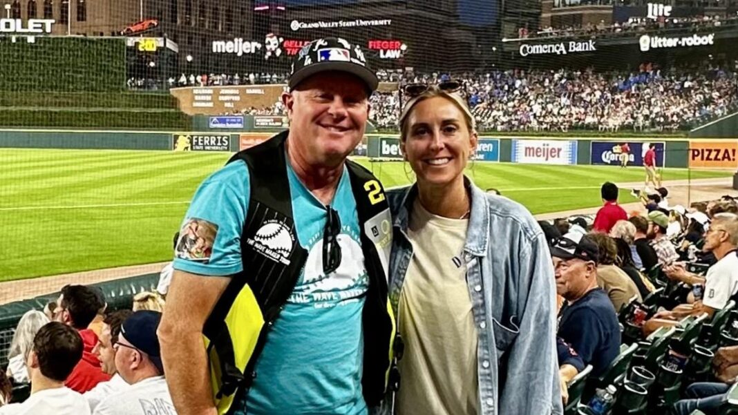Father wears life jacket while visiting 30 MLB parks in 30 days in memory of his toddler son