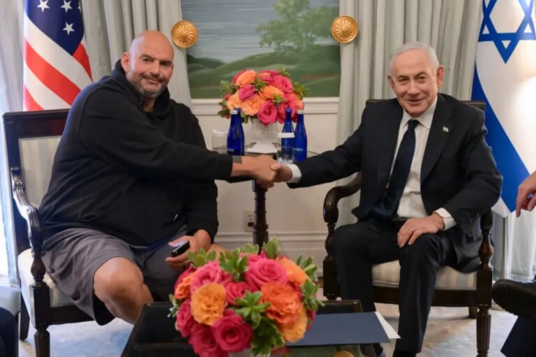 Fetterman Takes Stand as Democratic Party’s ‘Conscience’ on Israel in Netanyahu Talks
