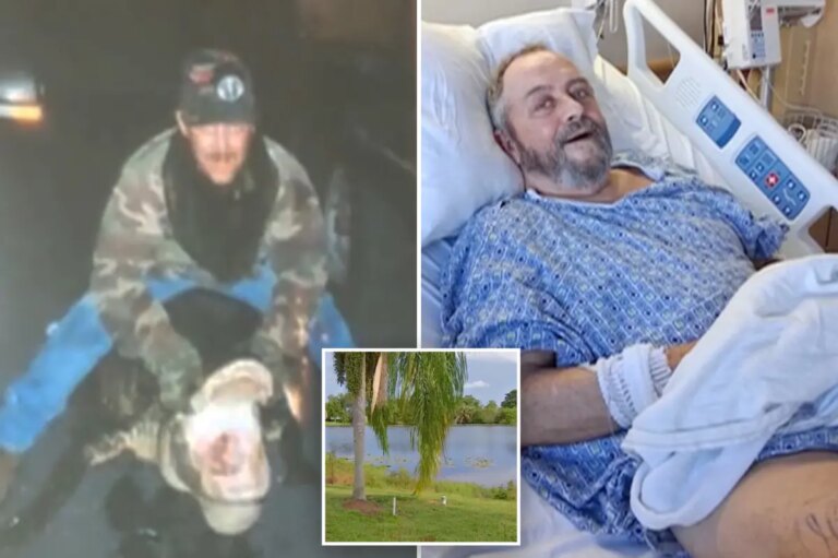 Florida Senior Defends Against Alligator with Quick-Thinking Fishing Pole Move