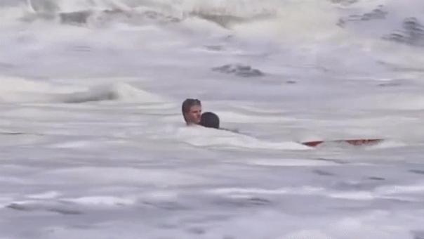 gif of beach rescue