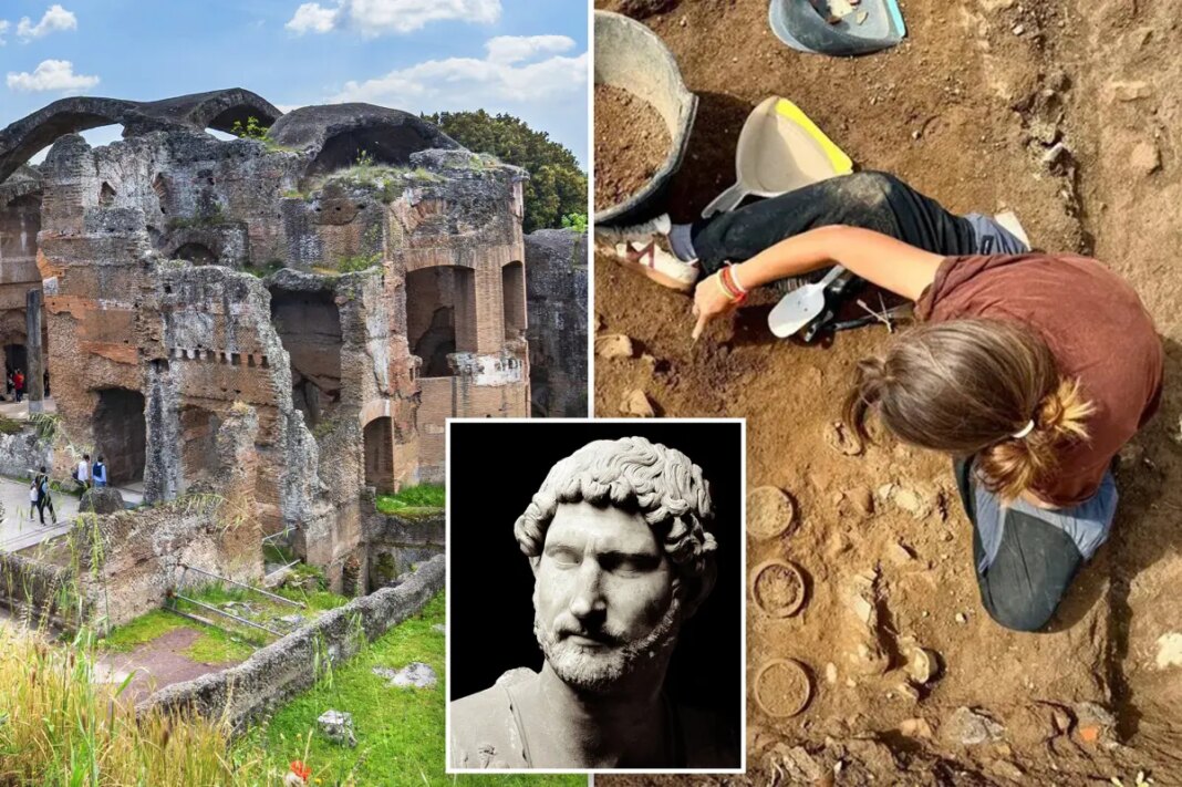 Hidden underground chamber unearthed beneath estate of legendary Roman emperor