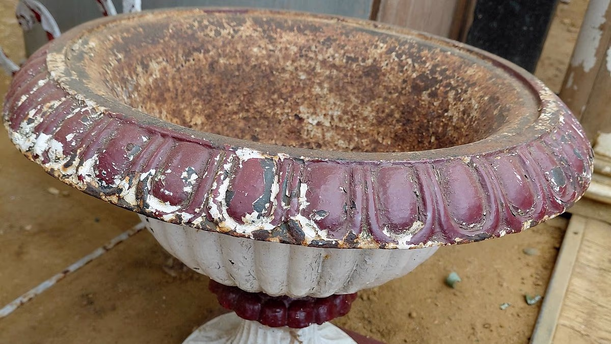 How UK's poshest garden centre is cashing in on 'old junk': Rusted tables and paint-peel chairs you might overlook at a car boot sale go for up to four figures at Surrey nurseries loved by celebrities