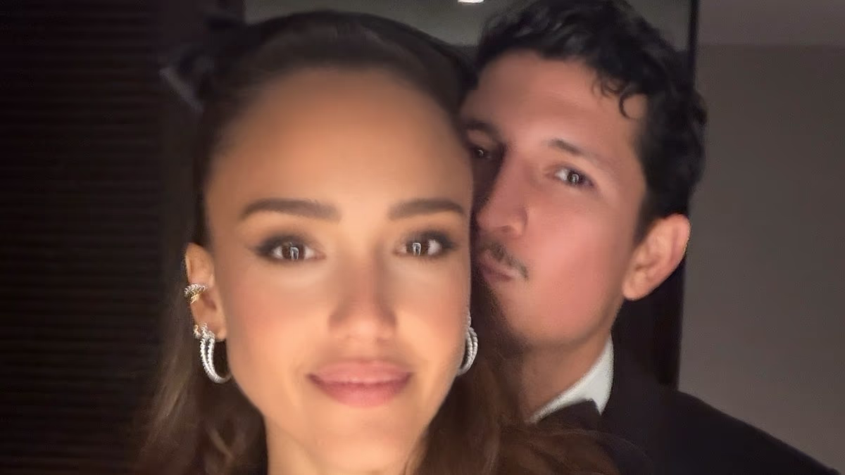 Jessica Alba piles on PDA with Danny Ramirez at Taylor Swift wedding