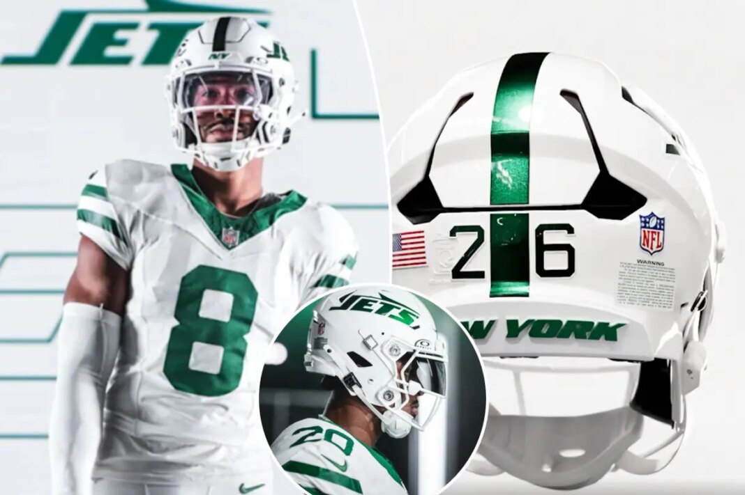 Jets unveil new helmets ahead of 2026 home-opener 'White Out'