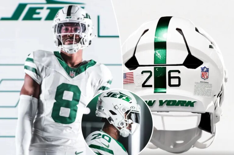 Jets Reveal Stunning New Helmets for 2026 ‘White Out’ Home Opener Debut
