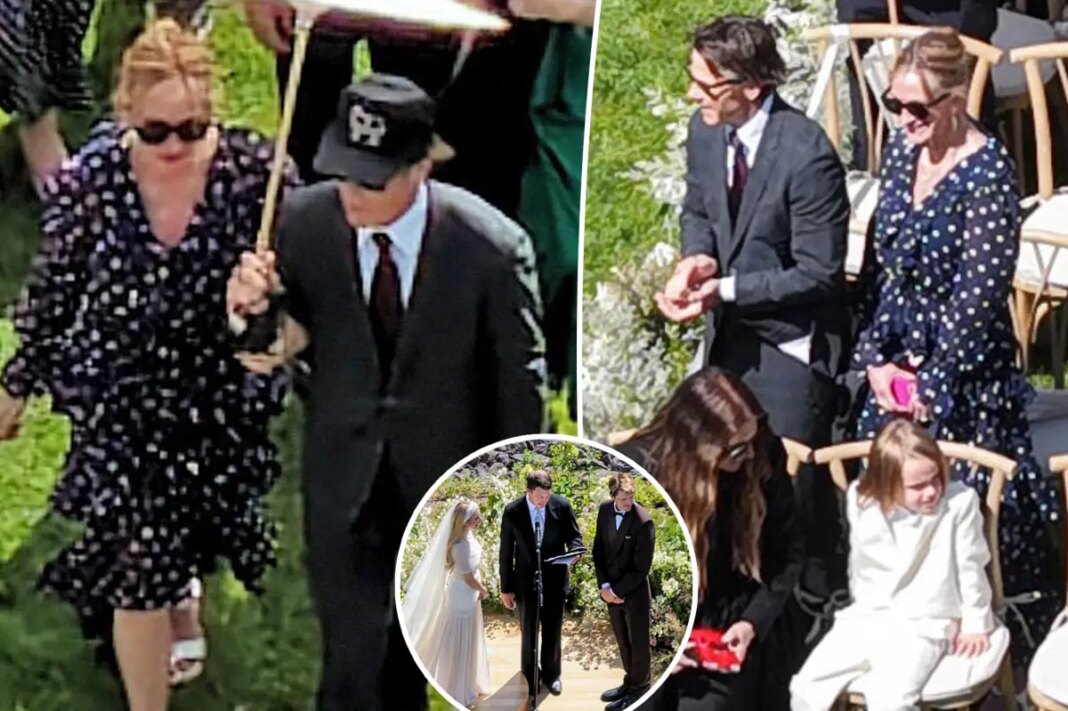 Julia Roberts attends niece Emma's outdoor Idaho wedding to Cody John