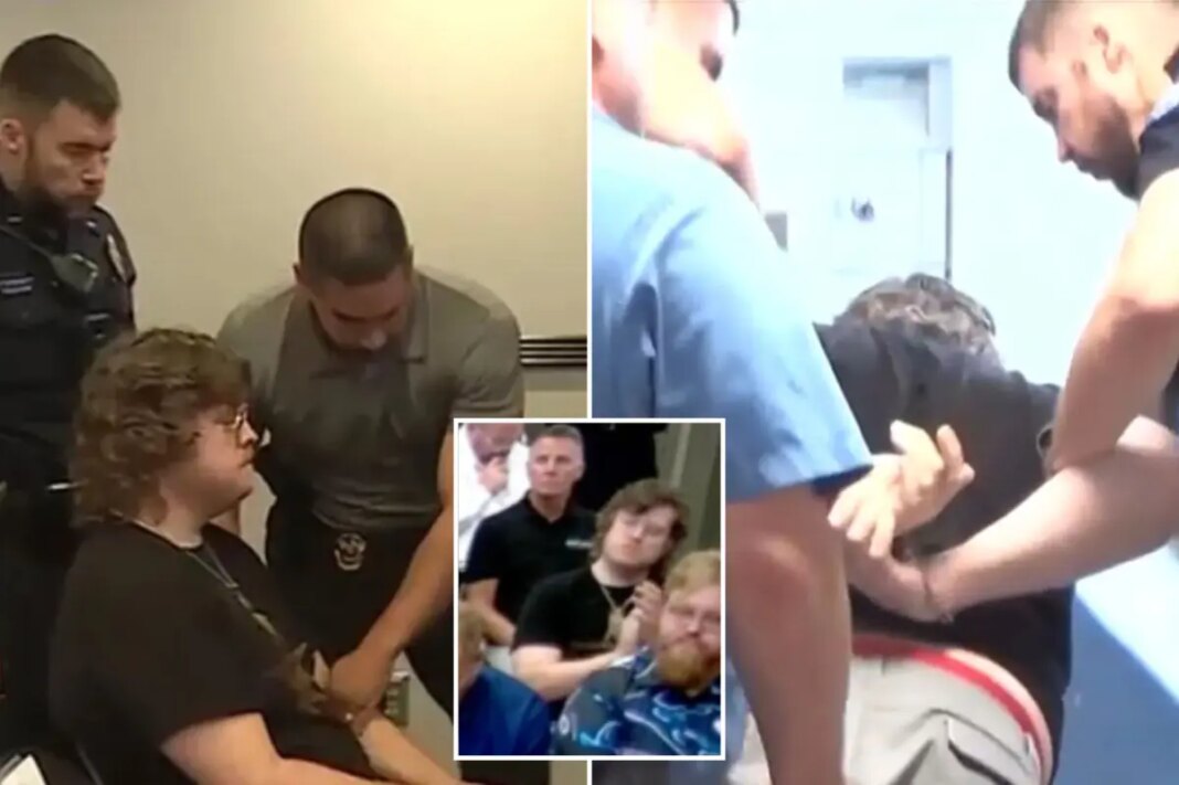 Kansas high school teacher Lux Claridge dragged out, arrested for clapping at city meeting over proposed data center