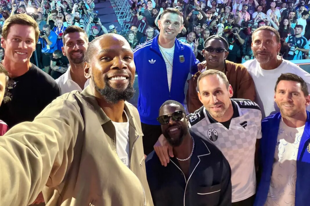 Kevin Durant snubs Lionel Messi, Argentina soccer players at Fanatics Fest