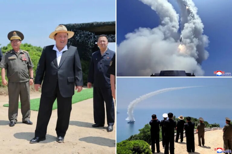 Kim Jong Un Inspects Missile Launches Aboard North Korea’s Latest Destroyer