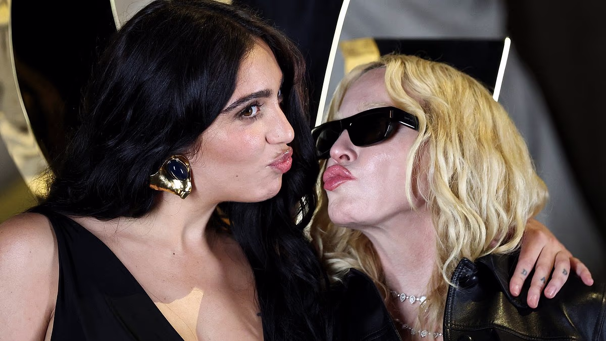 Madonna shares awkward handshake with daughter Lourdes amid feud claim